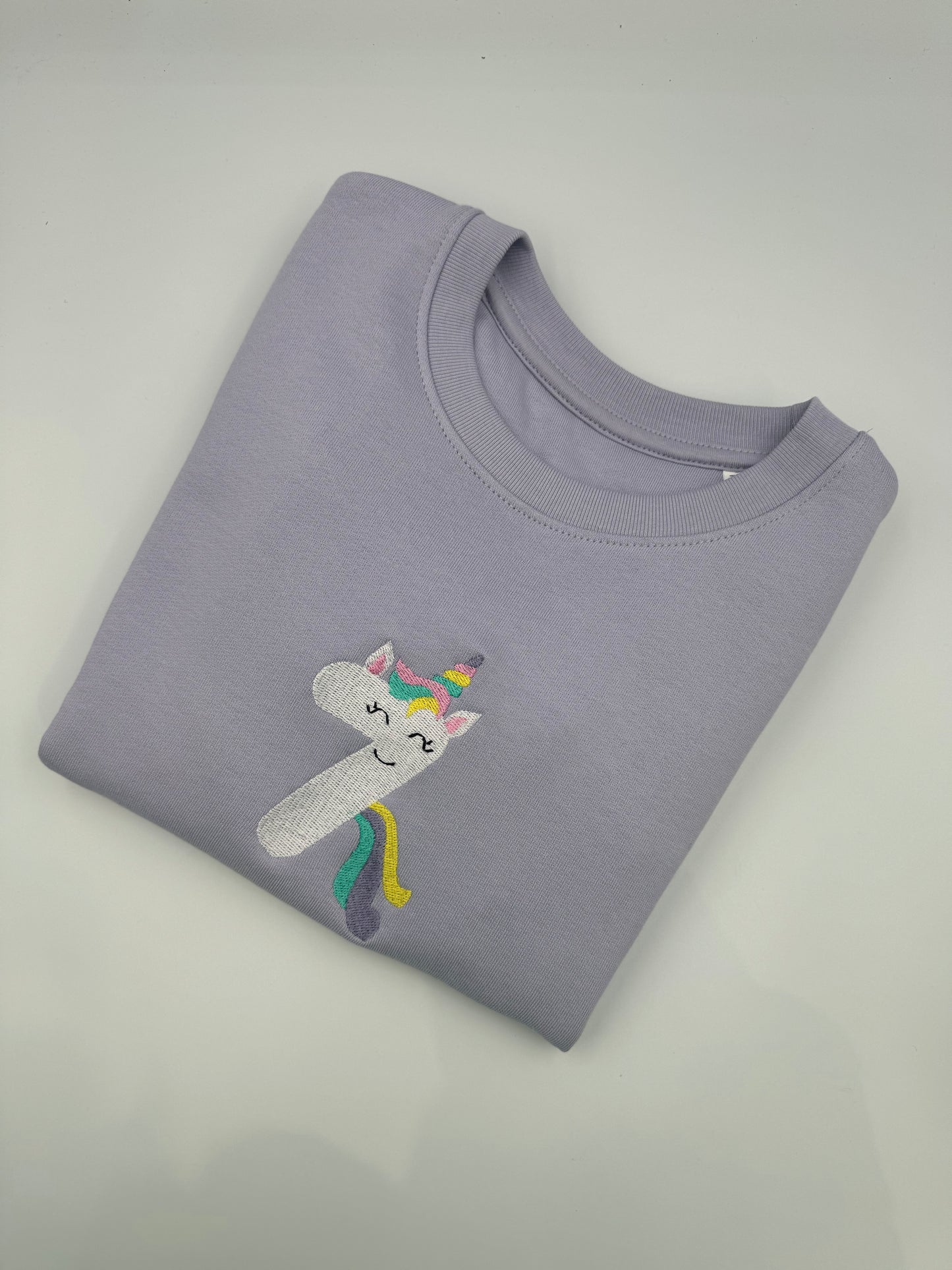 Children's Birthday Unicorn Number Sweatshirt