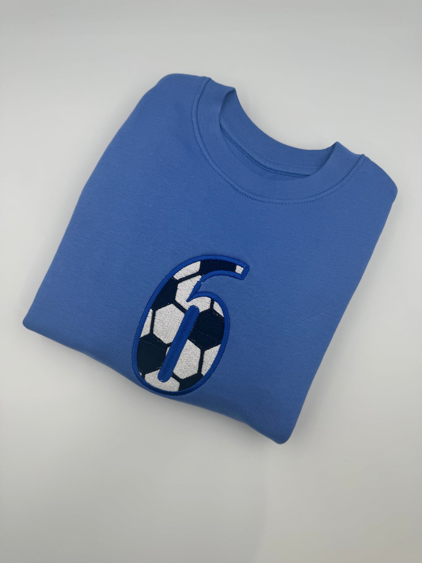 Children's Birthday Football Number Sweatshirt