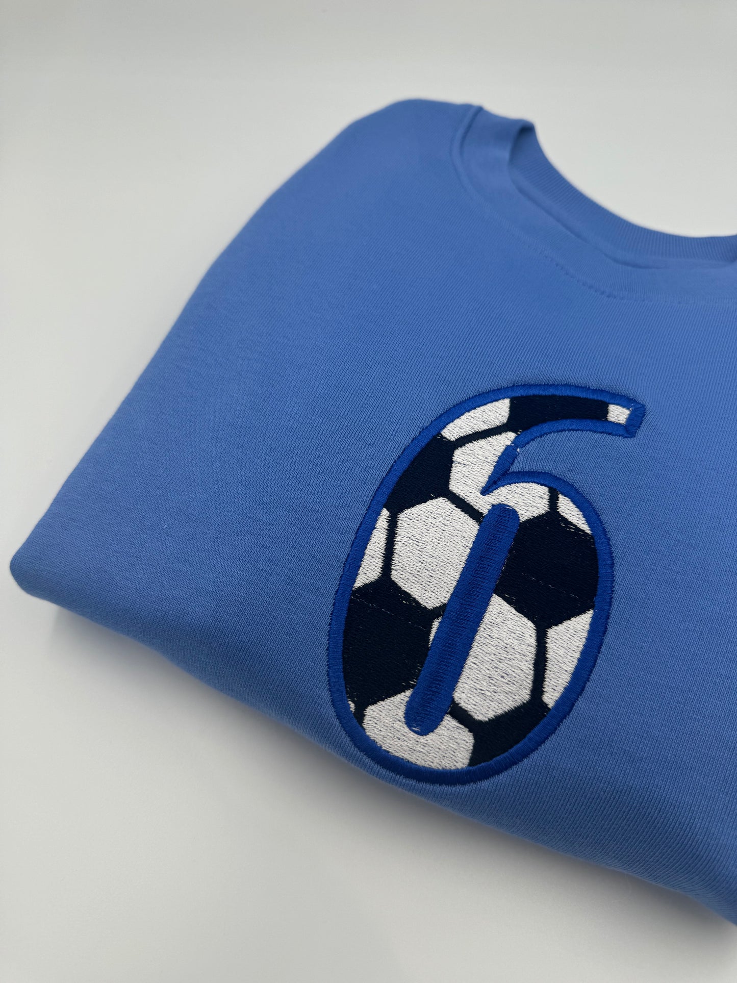 Children's Birthday Football Number Sweatshirt
