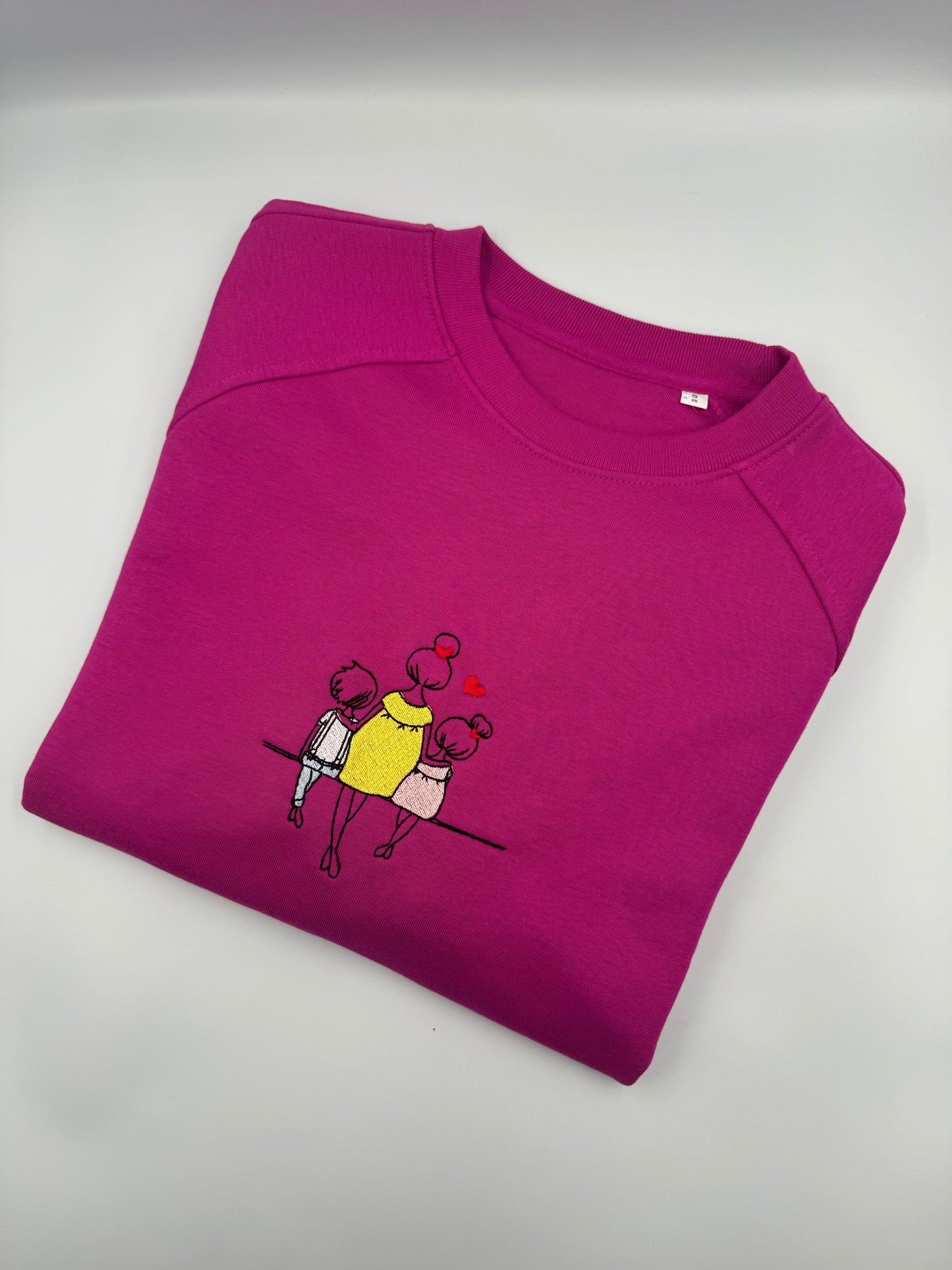 Ladies Mother's Day Children Bench Sweatshirt