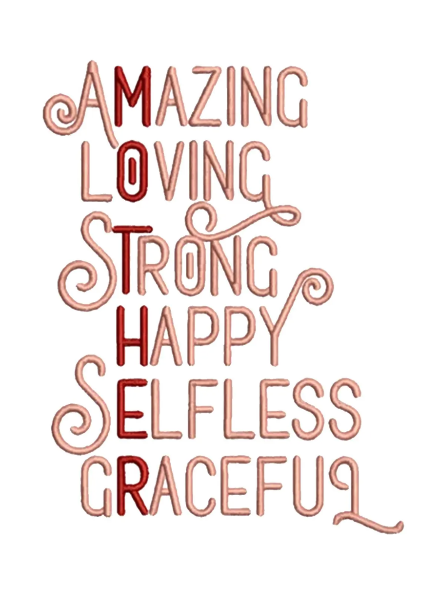 Ladies Mother's Day Acrostic Poem Sweatshirt