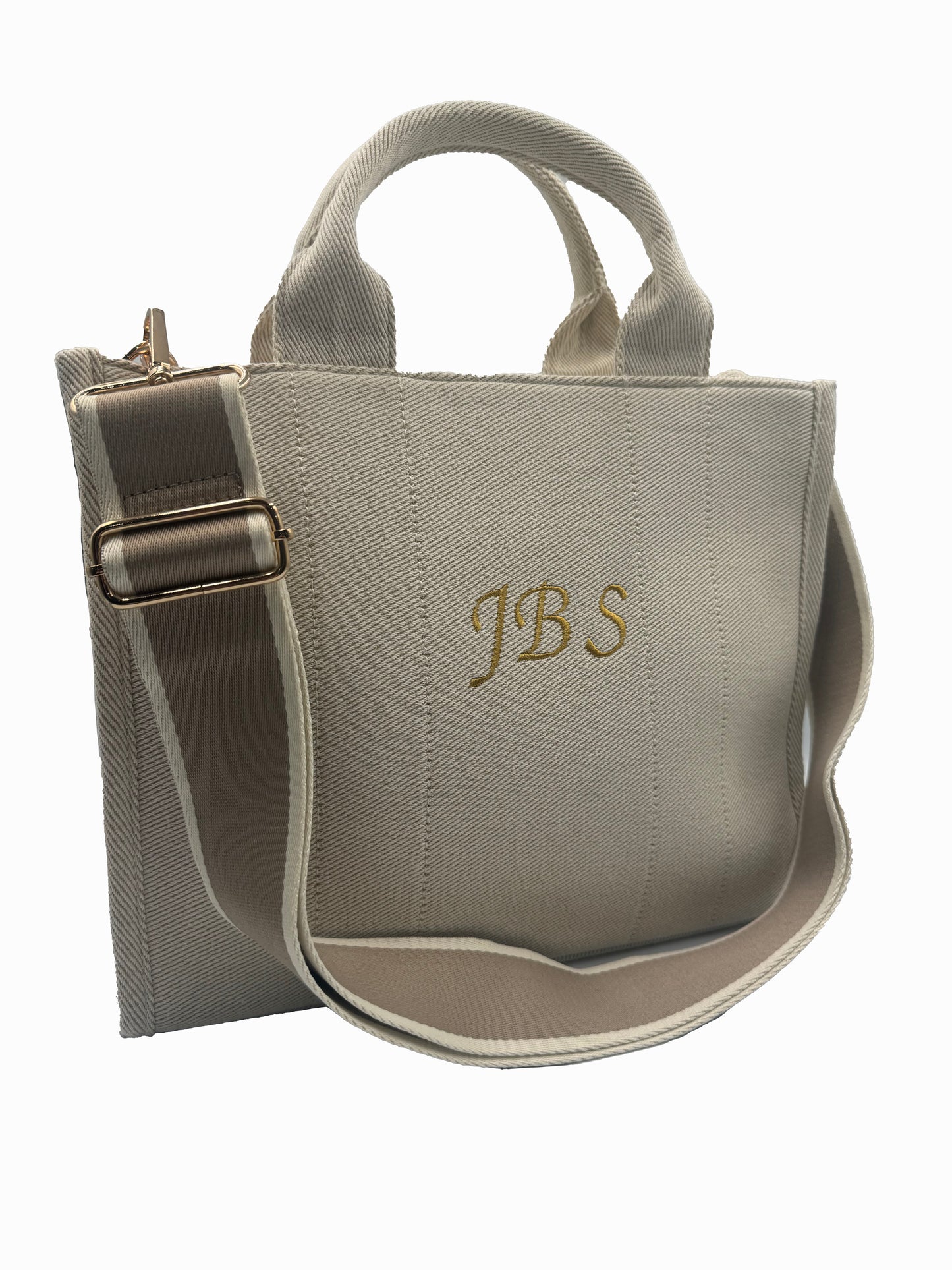 Monogramed Sew-Me Tote Bag - Natural